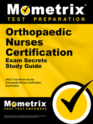 cover image of Orthopaedic Nurses Certification Exam Secrets Study Guide